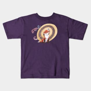 Mili Fay’s Fox In A Hat Kids T-Shirt